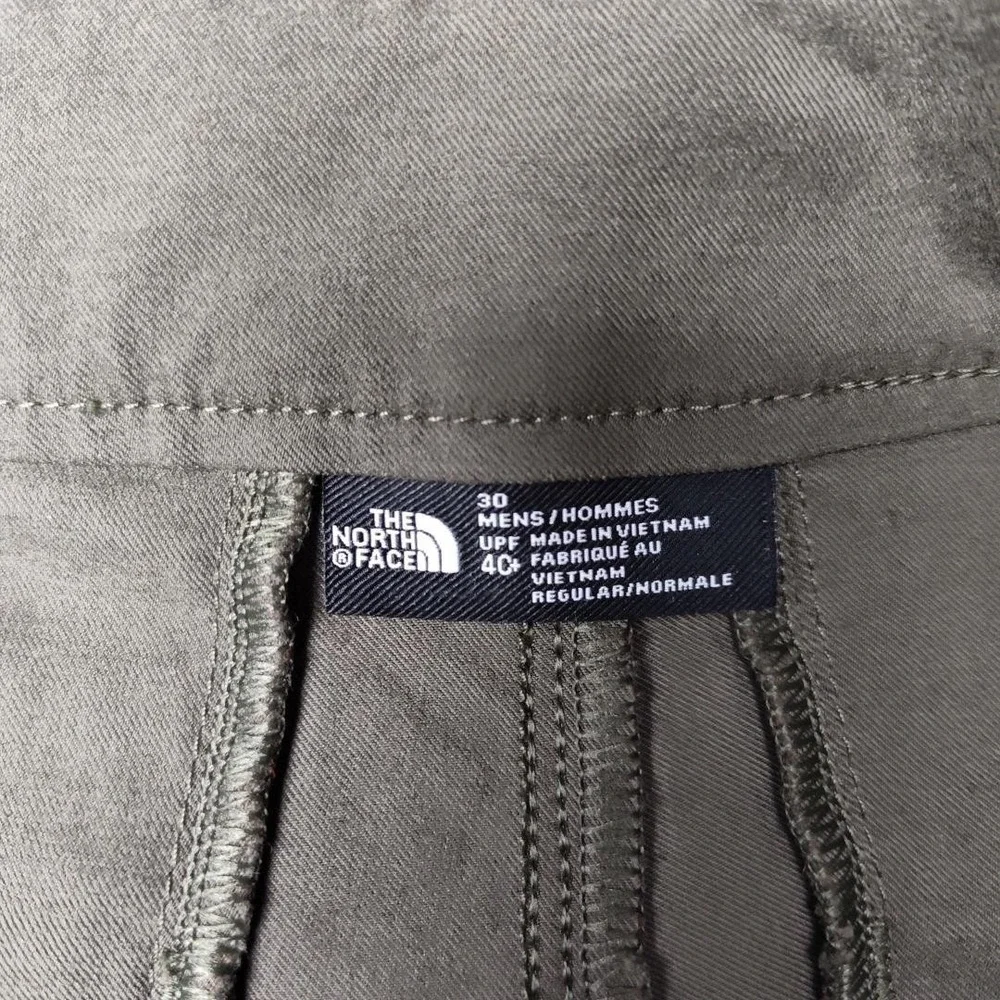 The North Face Pants Mens 30x30 Khaki Climbing Nylon Drawcord Cuffs Tapered - Picture 9 of 16